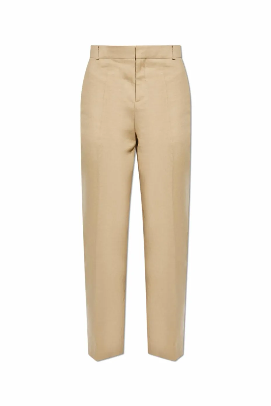 Balmain beige Creased trousers
