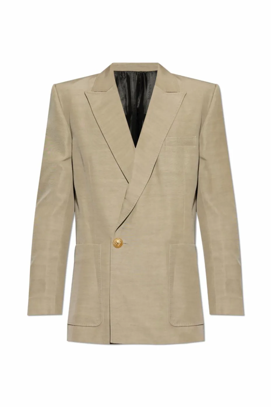 Balmain beige Double-breasted blazer
