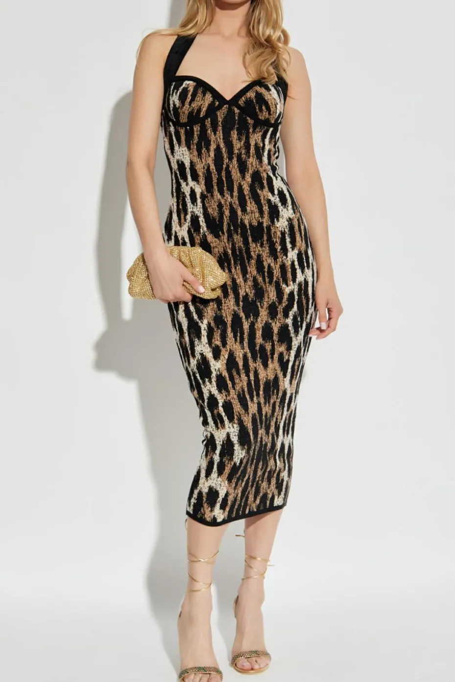 Balmain beige Dress with lurex thread