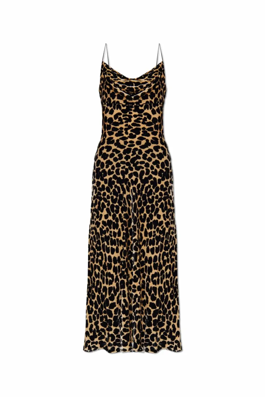 Balmain beige Dress with animal print