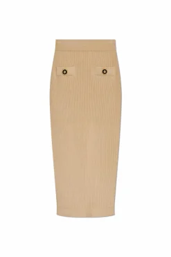 Balmain beige Pencil skirt