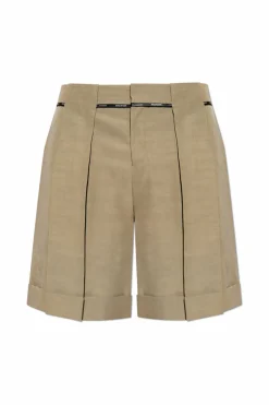 Balmain beige Pleated Shorts