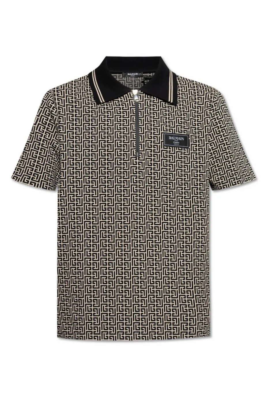 Balmain beige Polo with monogram