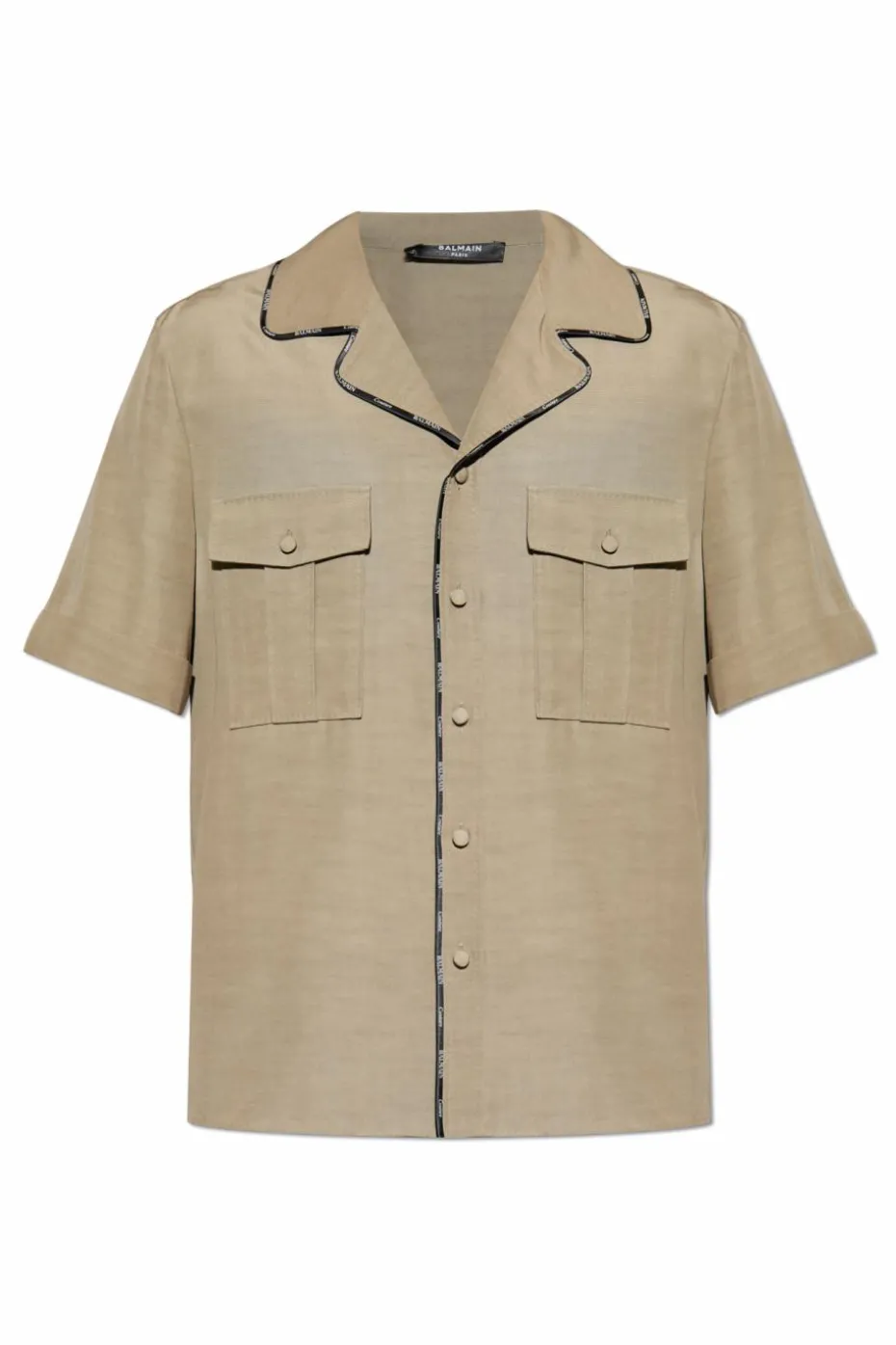 Balmain beige Short sleeve shirt