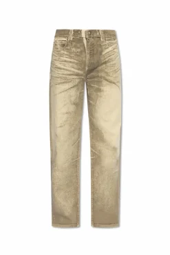 Balmain beige Straight-leg jeans