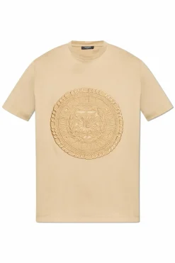 Balmain beige T-shirt with logo