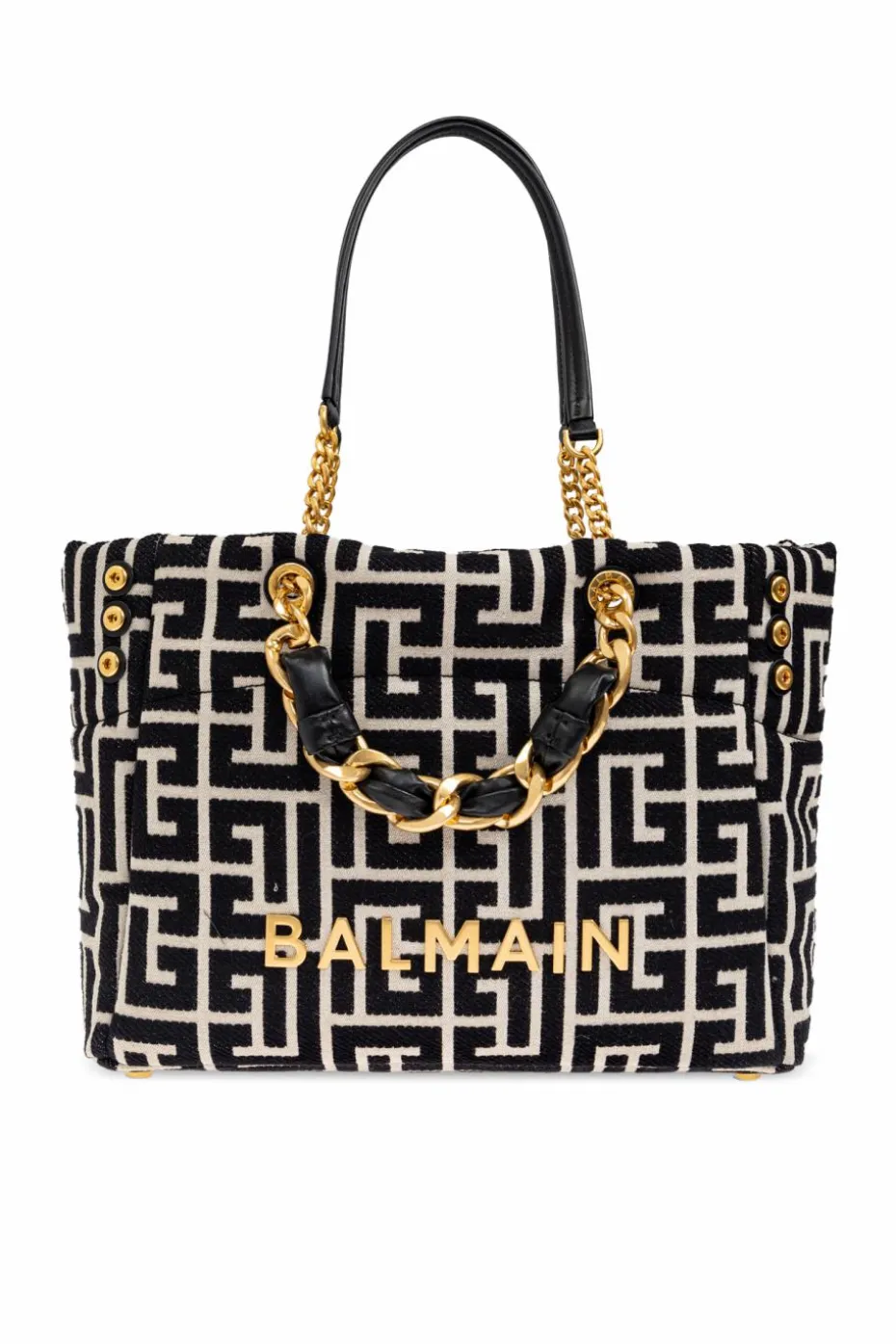Balmain BLACK "1945 Soft" shopper bag