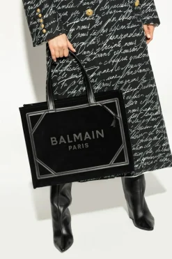 Balmain BLACK B-Army Medium shopper bag