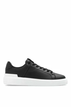 Balmain BLACK ‘B-Court’ leather sneakers