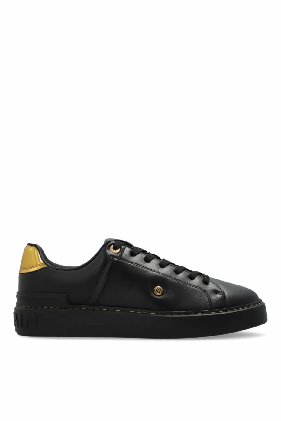 Balmain BLACK "B-Court" sports shoes