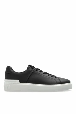 Balmain BLACK "B-Court" sports shoes