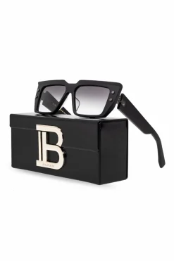 Balmain BLACK ‘B-III’ sunglasses