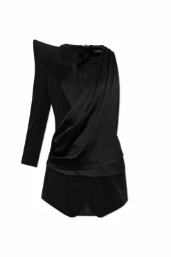 Balmain BLACK Blazer with one sleeve