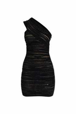Balmain BLACK Dress with shimmering sequins