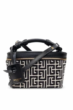 Balmain BLACK Handbag `B-Army`