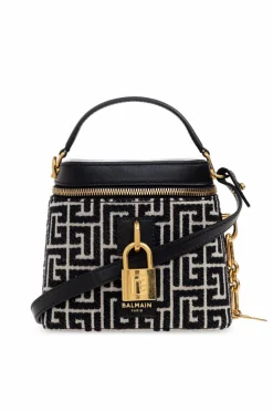 Balmain BLACK Handbag "Pulse Vanity"