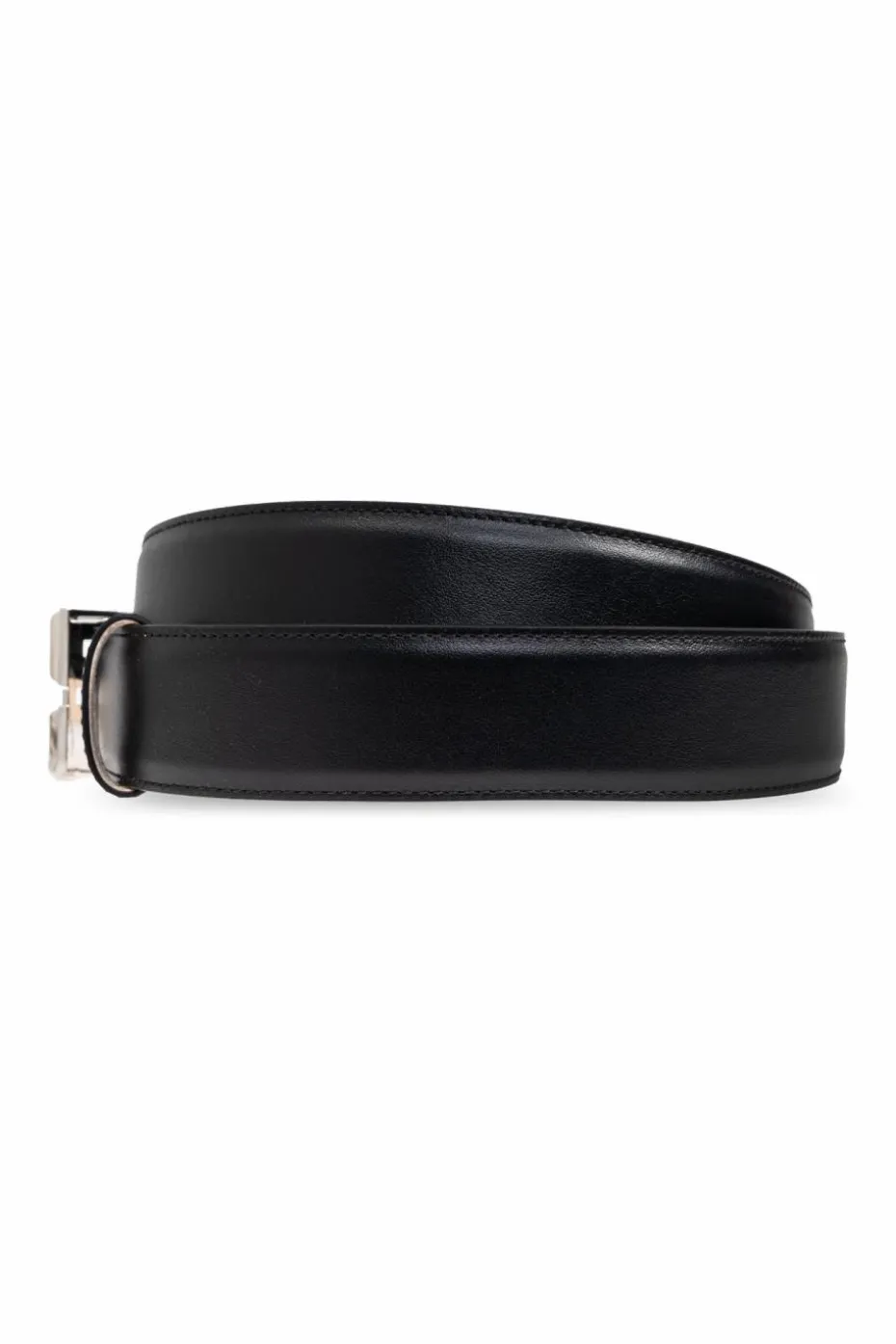 Balmain BLACK Leather belt