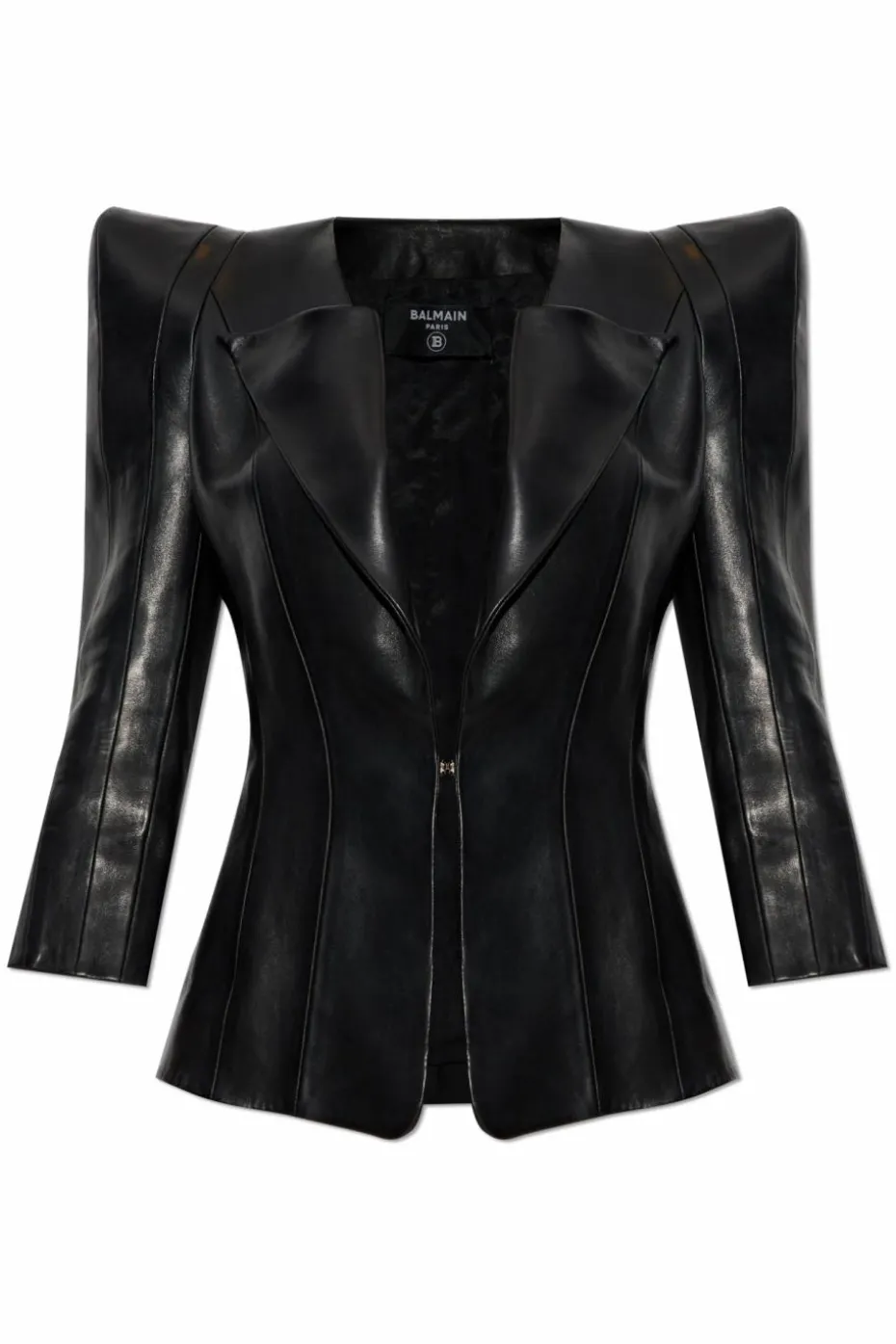 Balmain BLACK Leather jacket