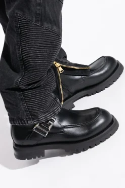 Balmain BLACK Leather shoes