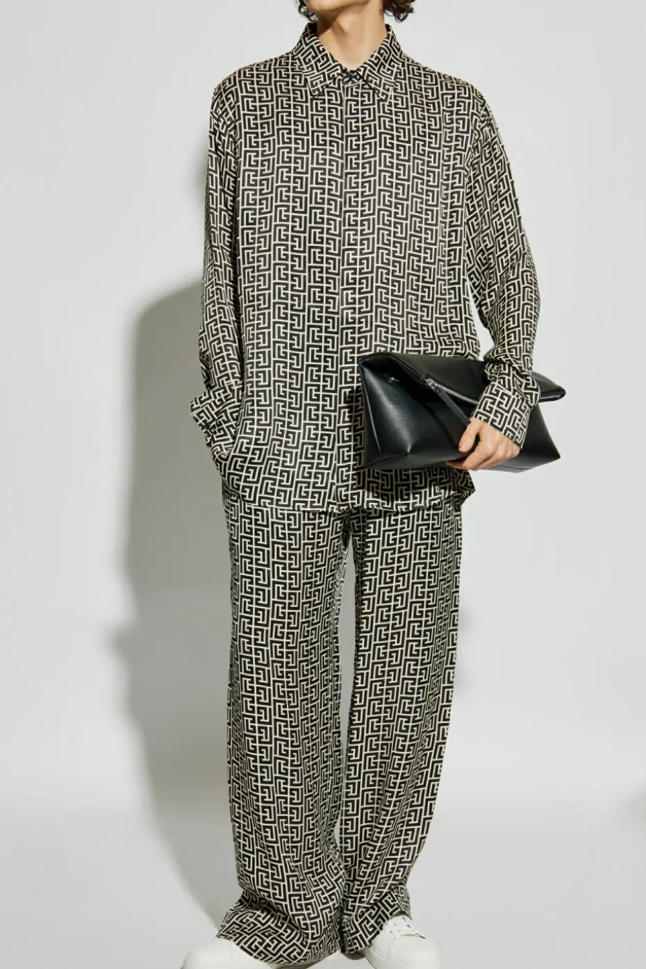 Balmain BLACK Loose-fit pants
