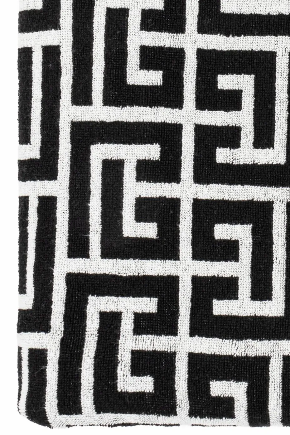 Balmain BLACK Monogram towel