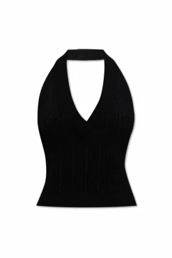 Balmain BLACK Neck top