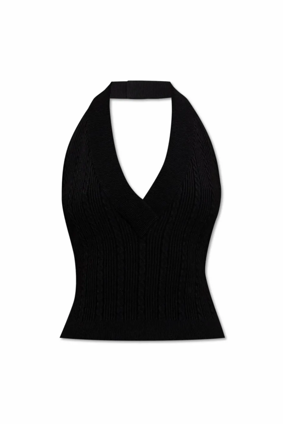 Balmain BLACK Neck top