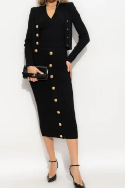 Balmain BLACK Neck top