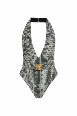 Balmain BLACK One-piece swimsuit