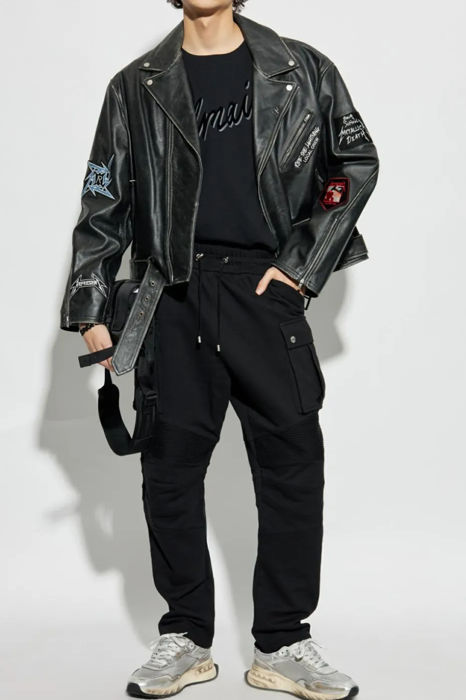 Balmain BLACK oversize T-shirt