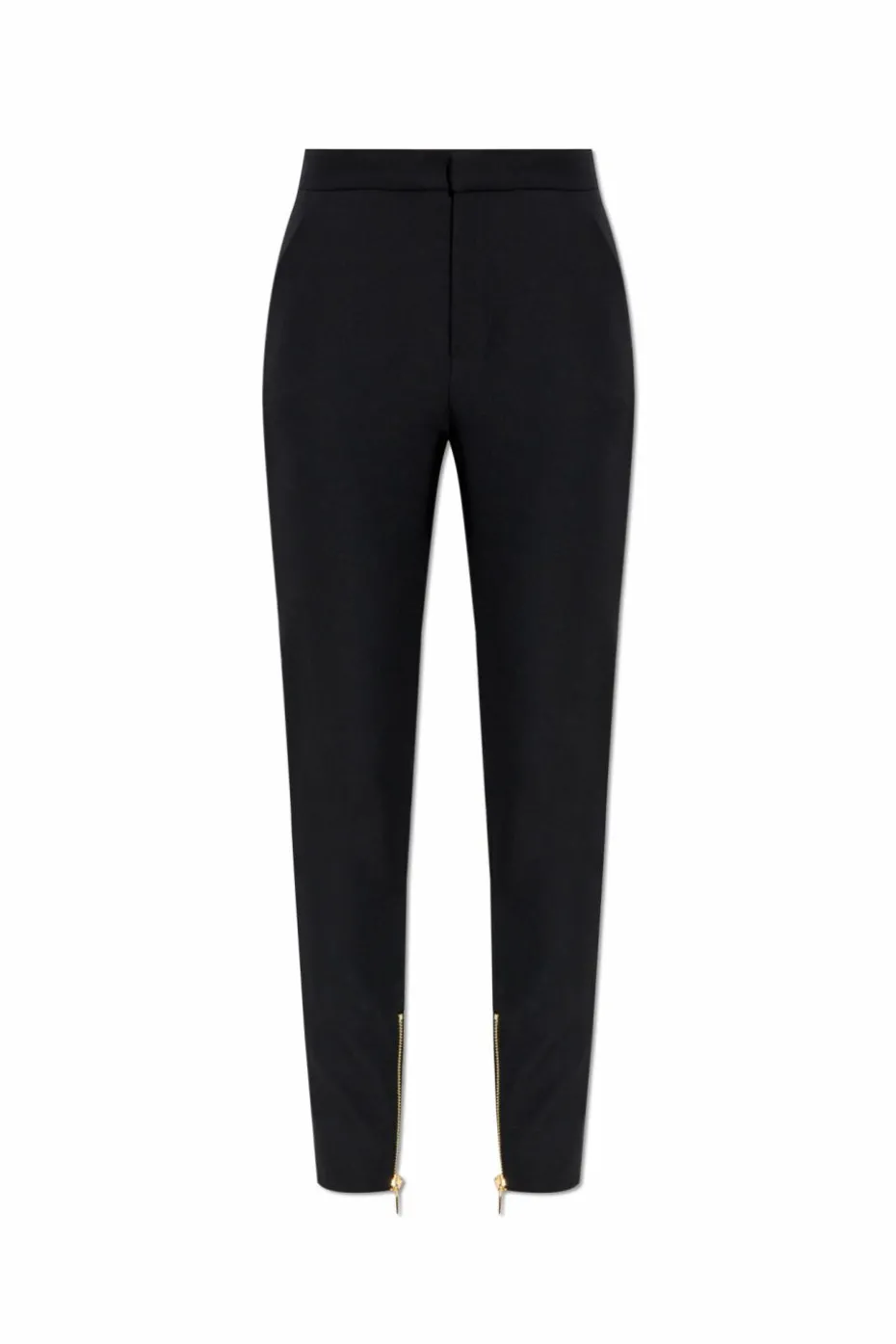 Balmain BLACK Pants with zippers at the legs