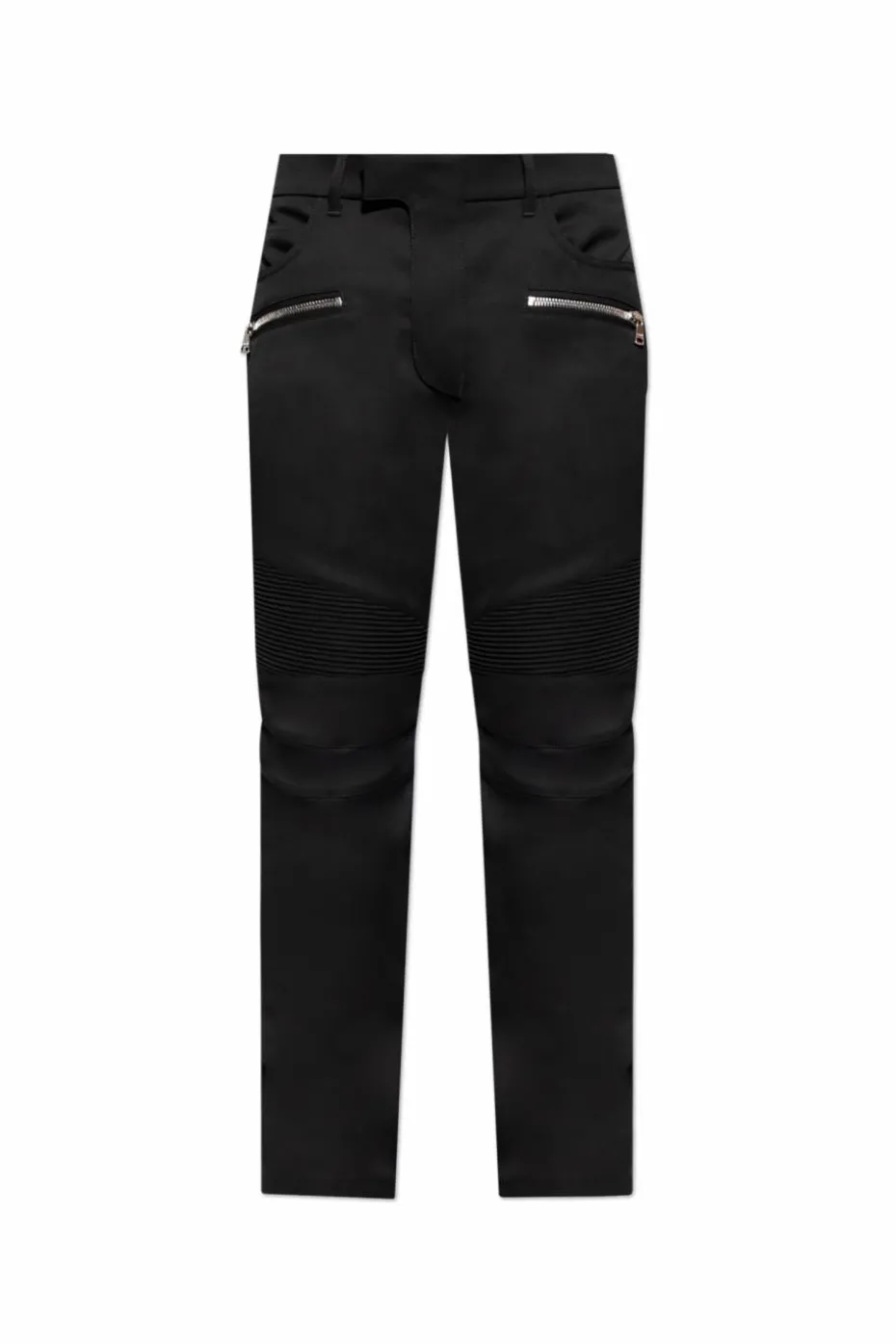 Balmain BLACK Pants with stitching on the legs