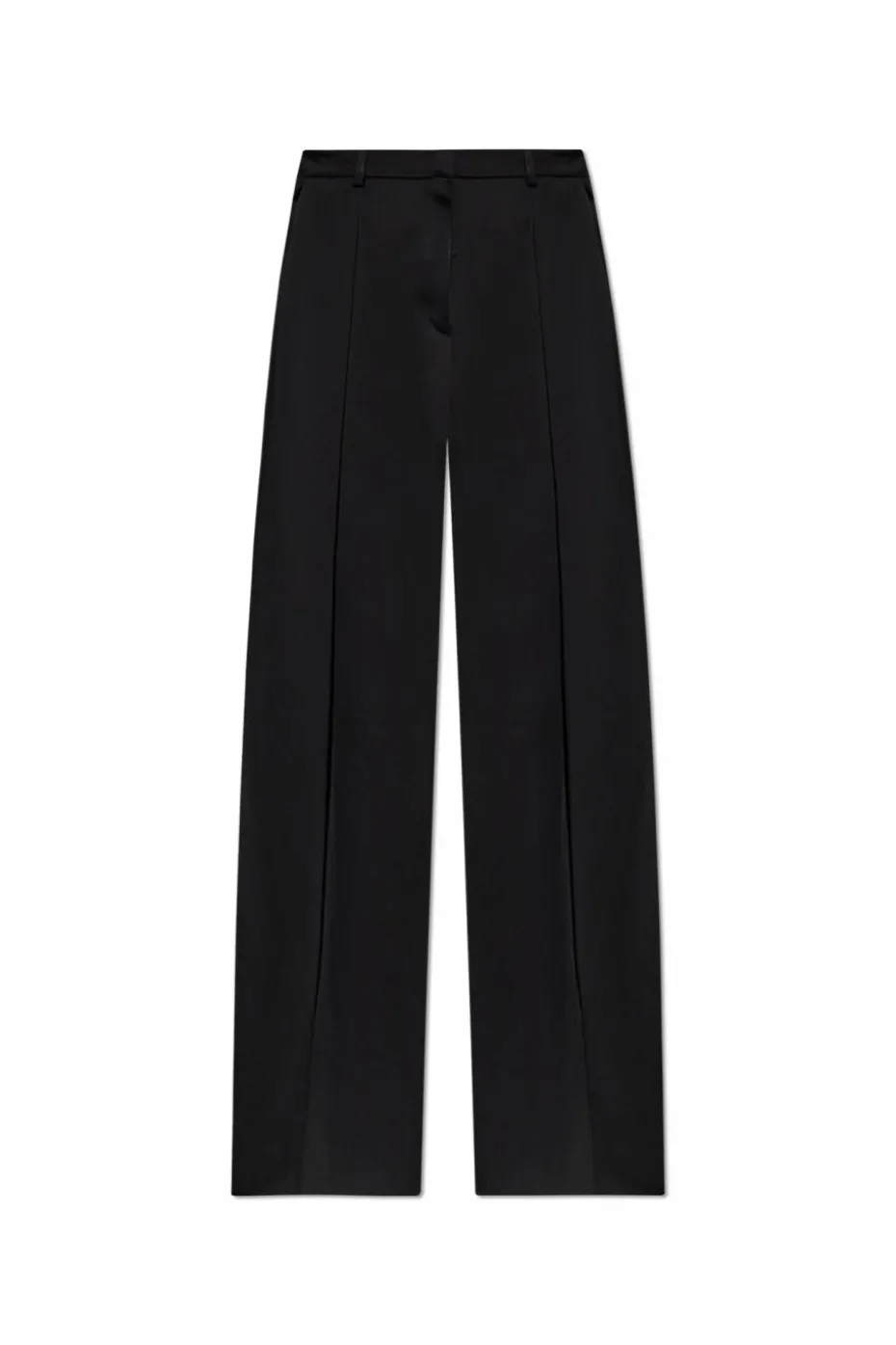 Balmain BLACK Pants with stitching on the legs