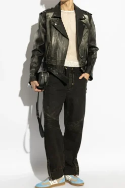 Balmain BLACK Pants with vintage effect