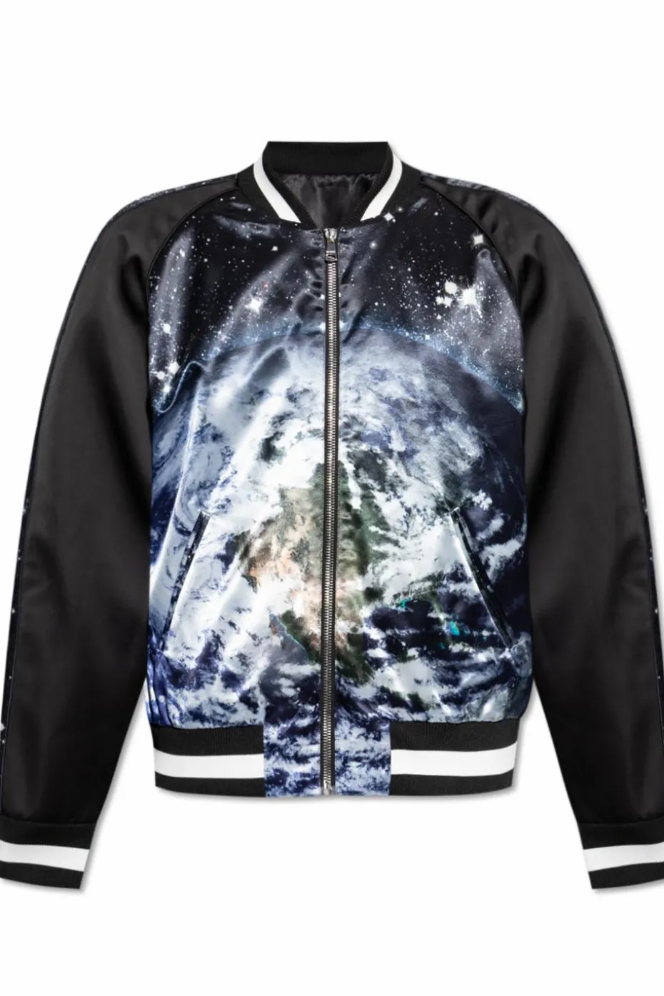 Balmain BLACK Printed 'bomber' jacket
