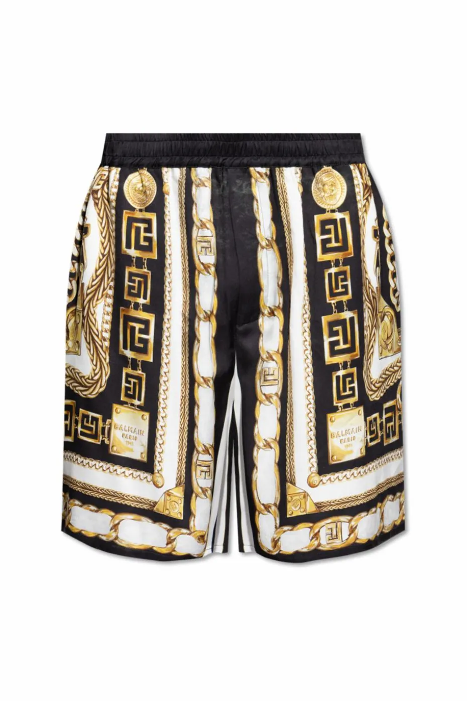 Balmain BLACK Printed shorts