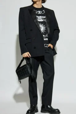 Balmain BLACK Printed T-shirt