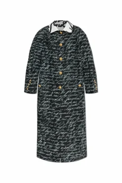 Balmain BLACK Reversible coat