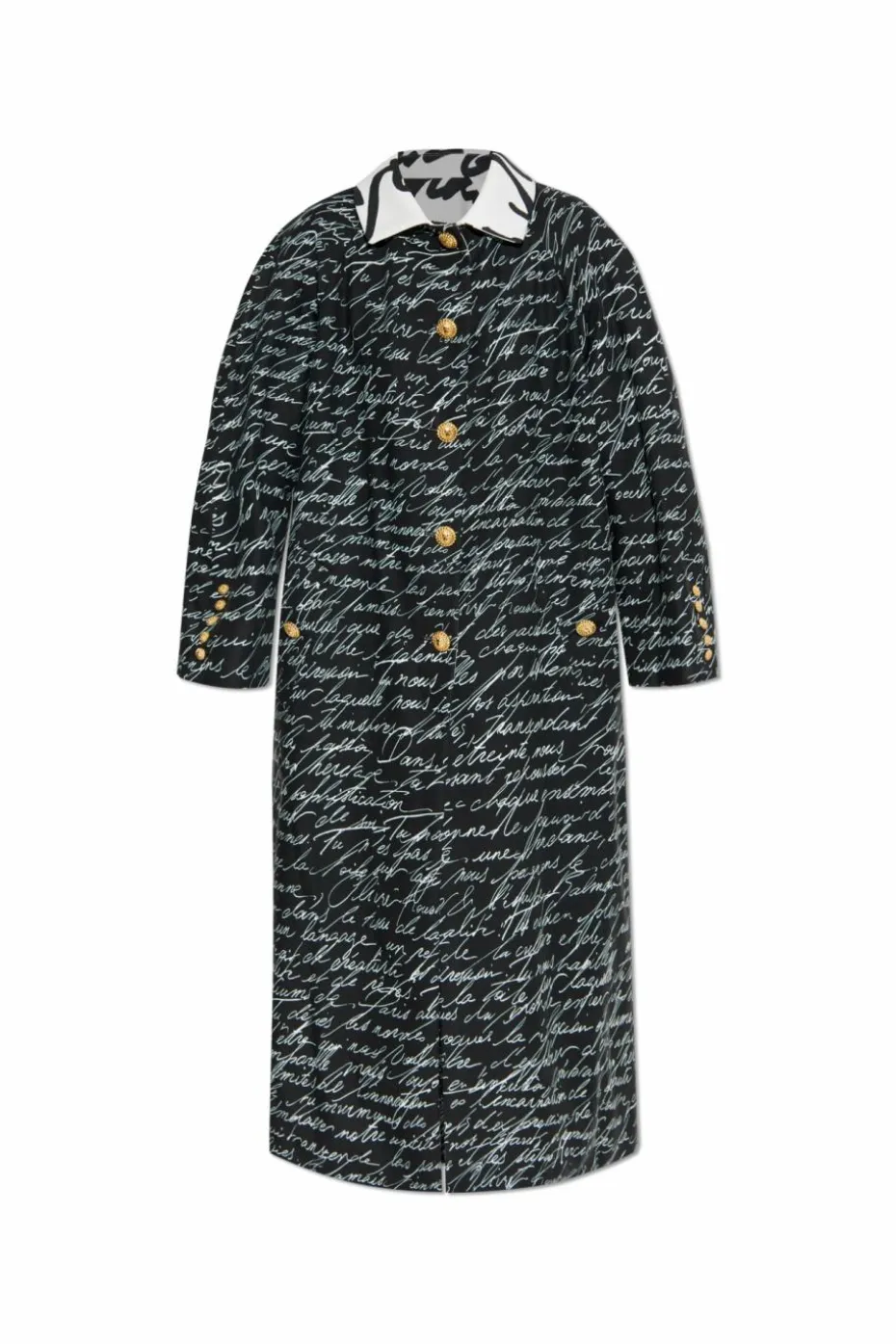 Balmain BLACK Reversible coat