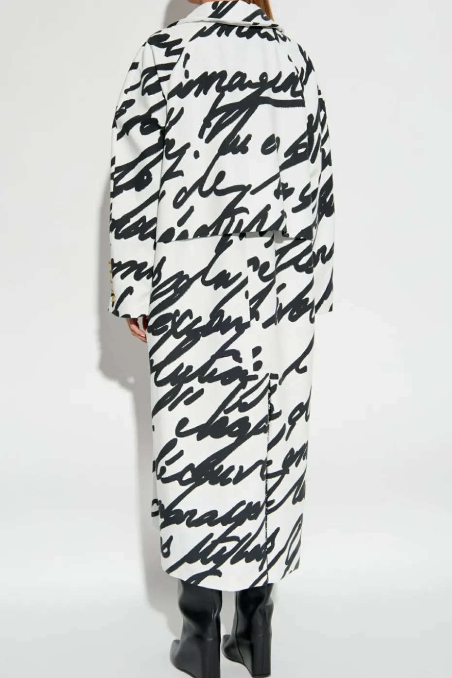 Balmain BLACK Reversible coat