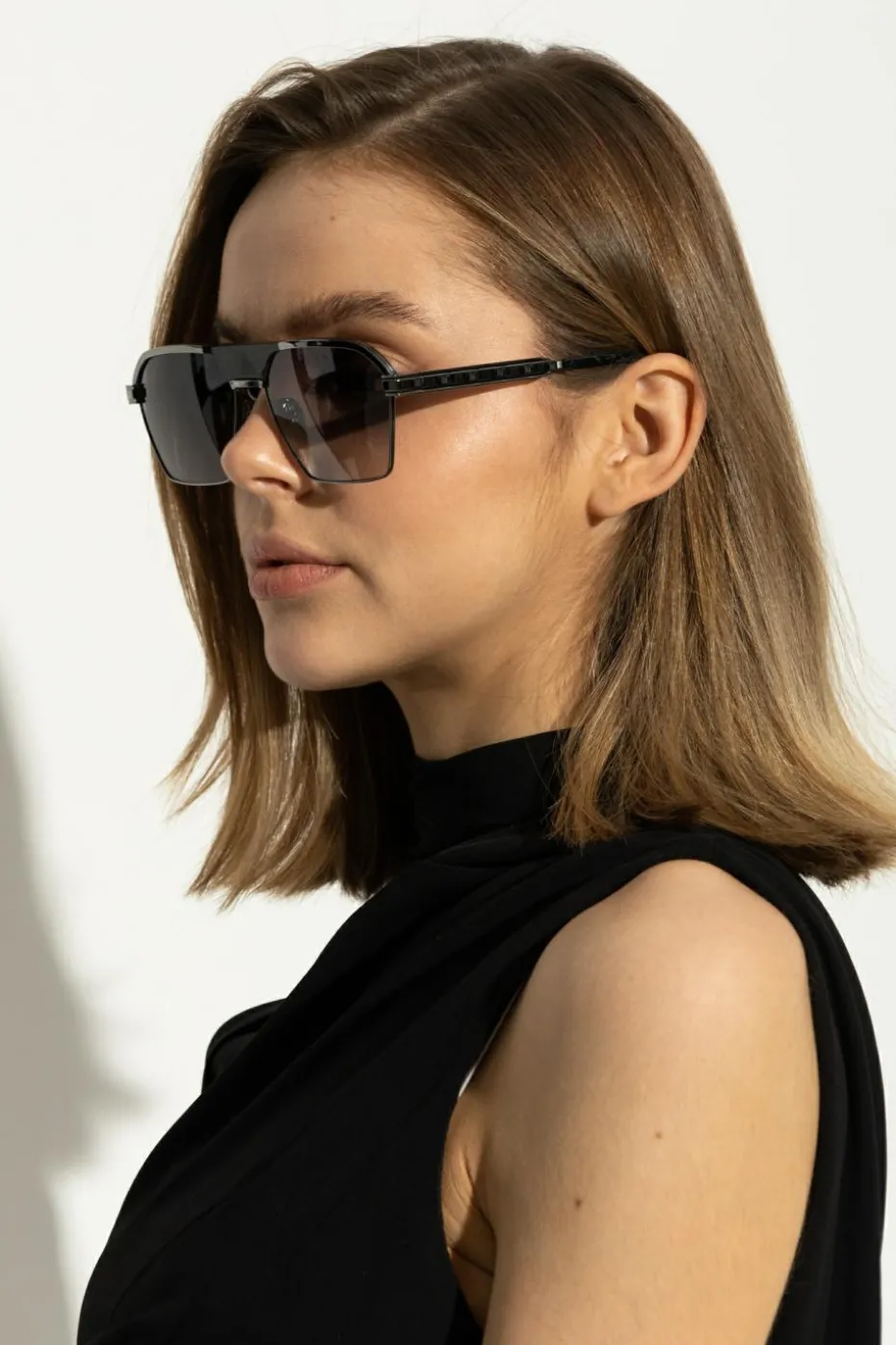 Balmain BLACK Sergeant sunglasses