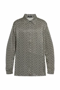 Balmain BLACK Shirt with monogram