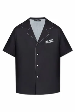Balmain BLACK Shirt with logo