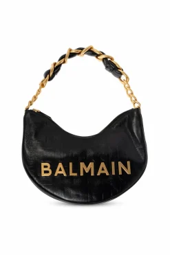 Balmain BLACK Shoulder bag 1945 Soft Moon