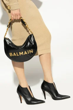 Balmain BLACK Shoulder bag 1945 Soft Moon
