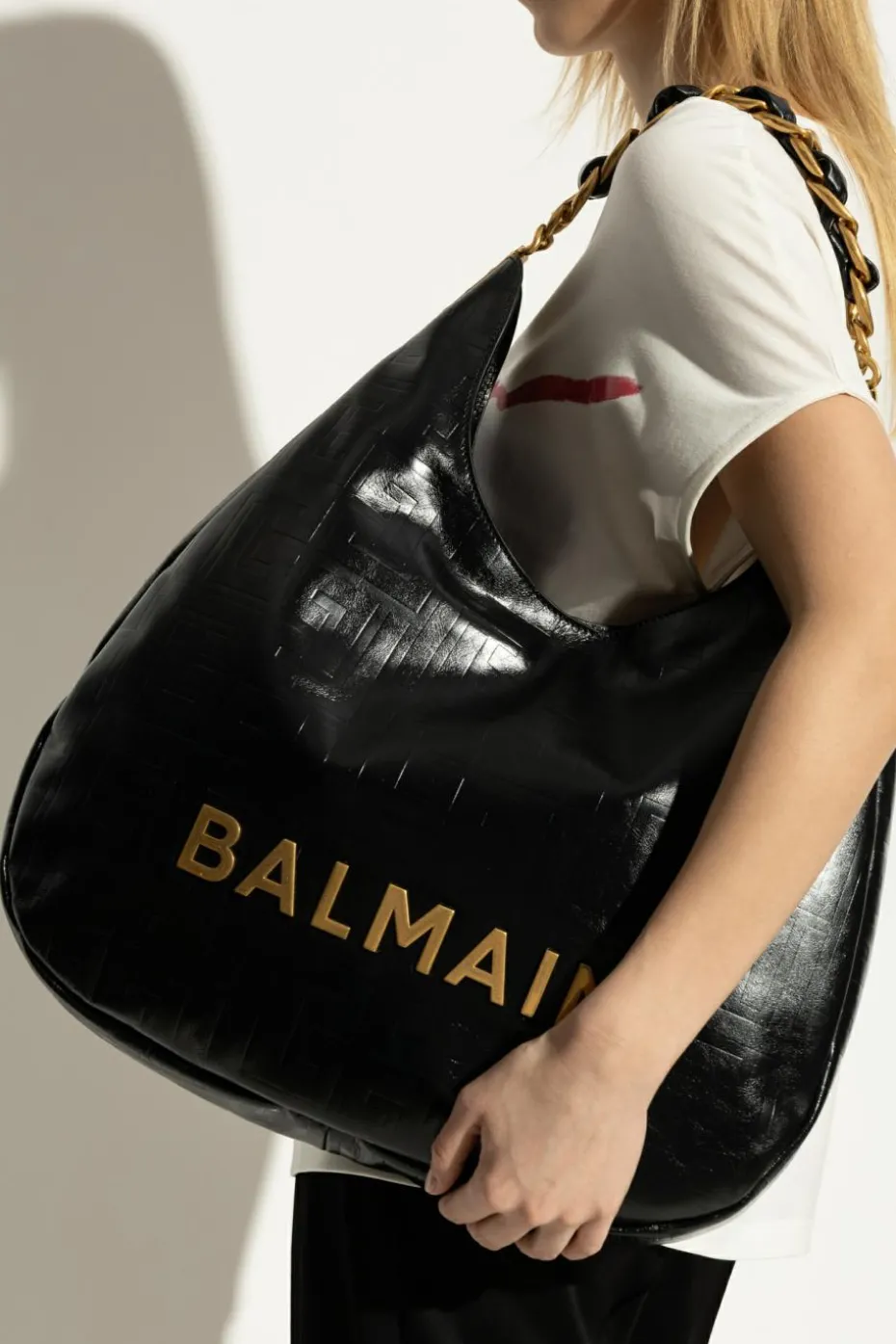Balmain BLACK Shoulder bag 1945 Soft Large