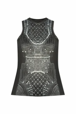 Balmain BLACK Sleeveless top