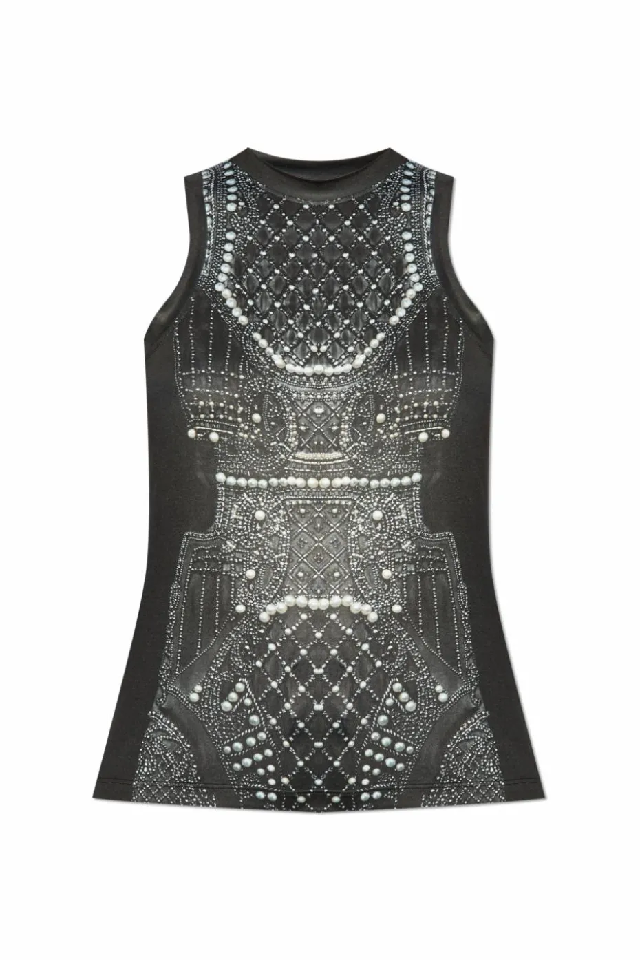 Balmain BLACK Sleeveless top