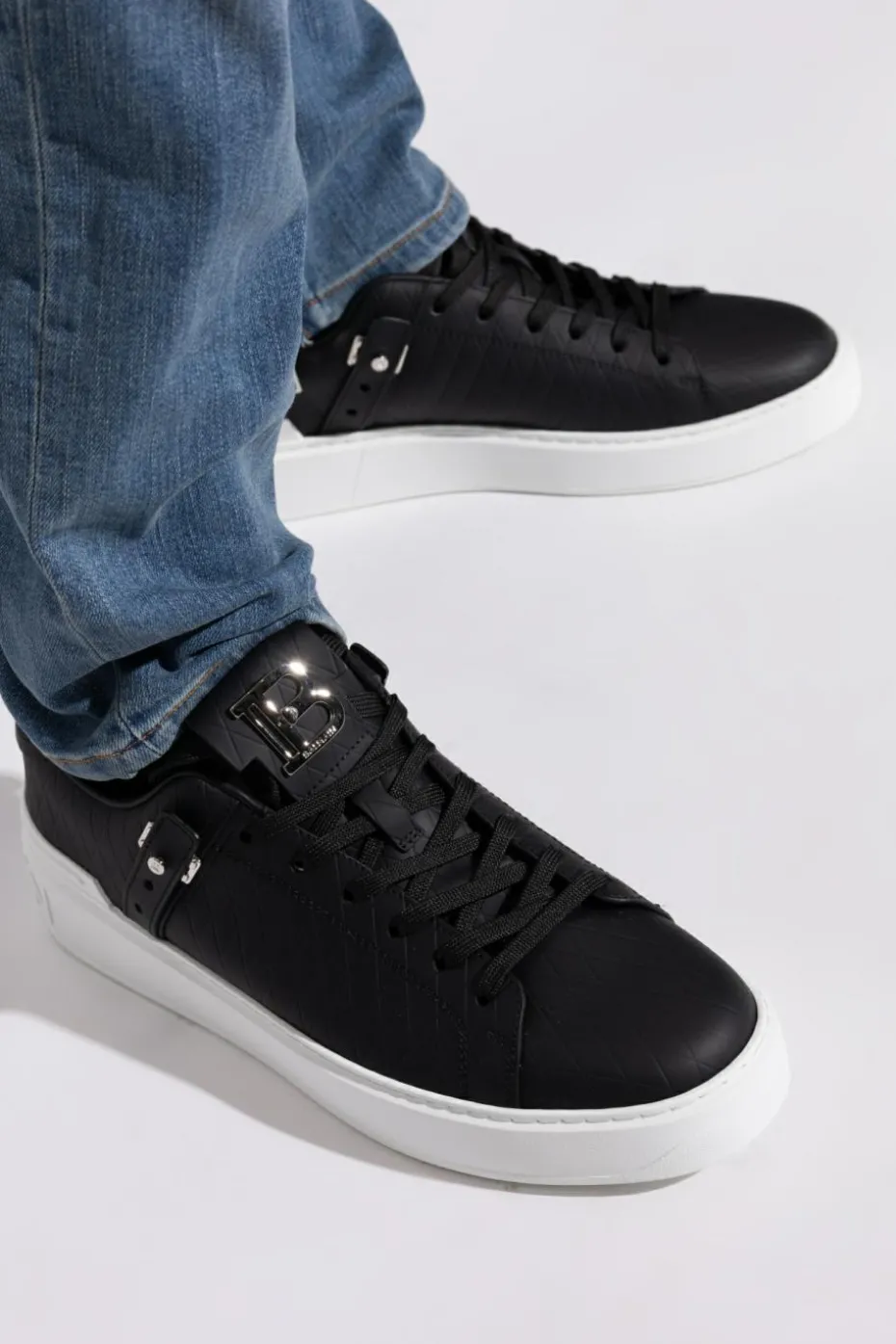 Balmain BLACK Sneakers B-Court B-Buzz