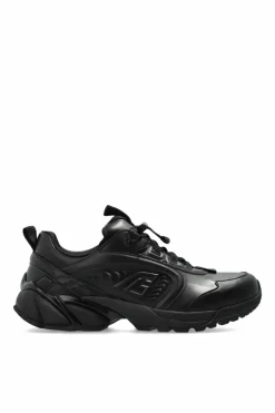 Balmain BLACK Sneakers made from eco-leather